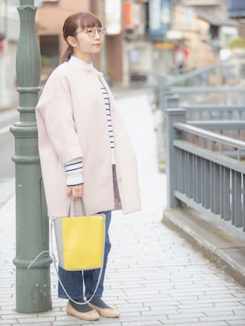 TSURU by Mariko Oikawaのノーカラーコートを使ったレディース人気