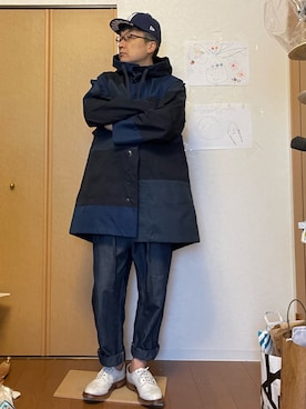 Engineered Garmentsのモッズコートを使った人気ファッション