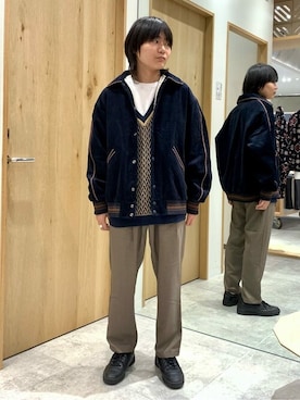 スクーカム コーデュロイ セットアップ スタジャン パンツ SKOOKUM