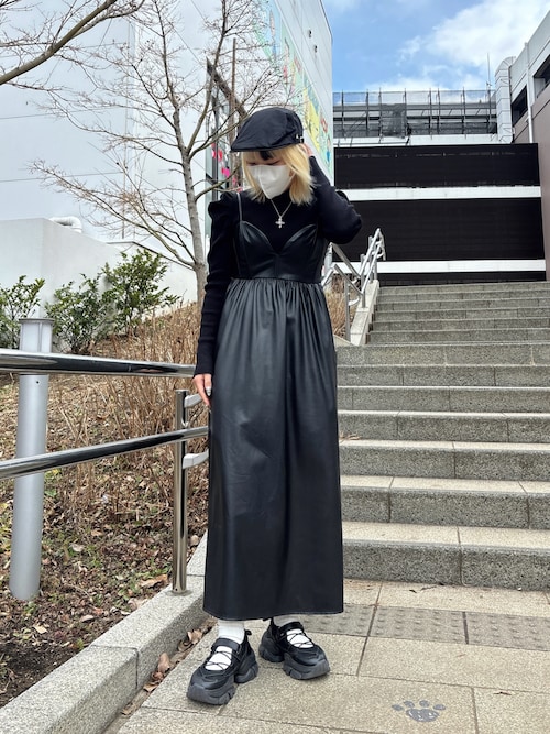 MARY QUANT × PUBLUX/マリークワント クロスコード バレエ スニーカー