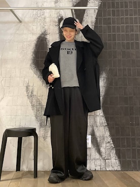 オンオフで着回し可能☆】ショートビーバーウールミドルコート/580964