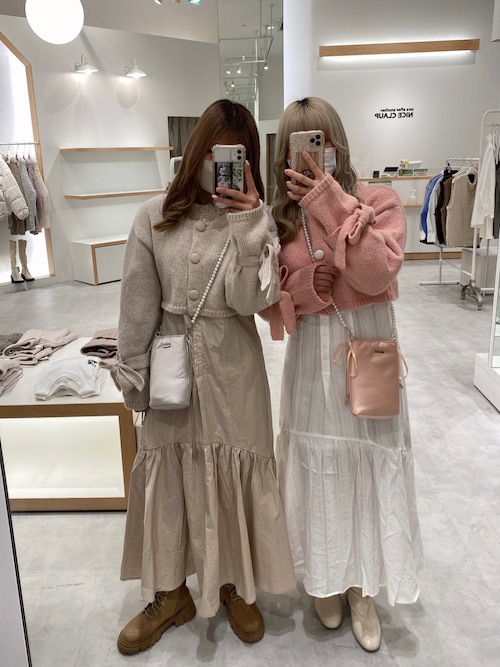 スタッフ考案アイテム】配色ベルトロングワンピース（ワンピース