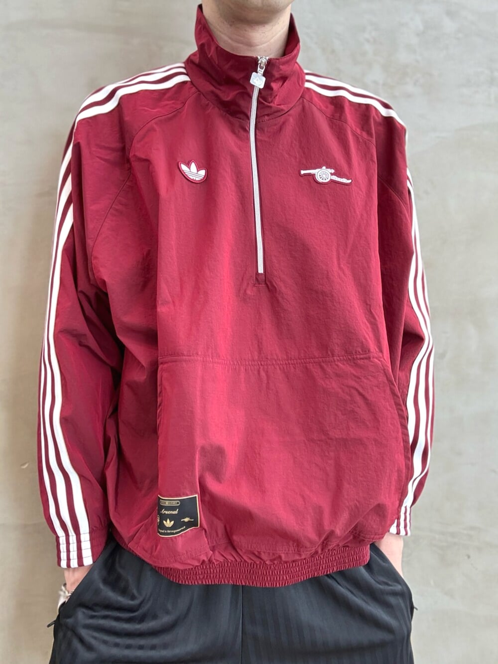 アーセナル テラスアイコン ハーフジップ ジャケット、アーセナル