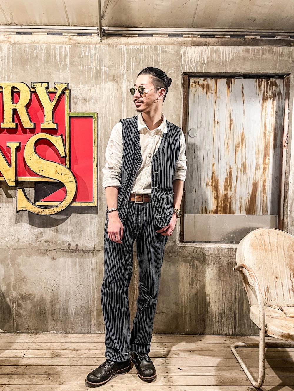 HIROKI｜schottのベストを使ったコーディネート - WEAR