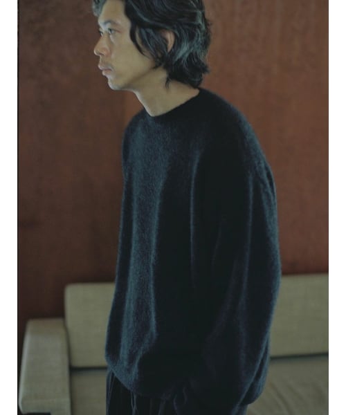LIDNM（リドム）の「CASHMERE MILLED CREW KNIT（ニット/セーター