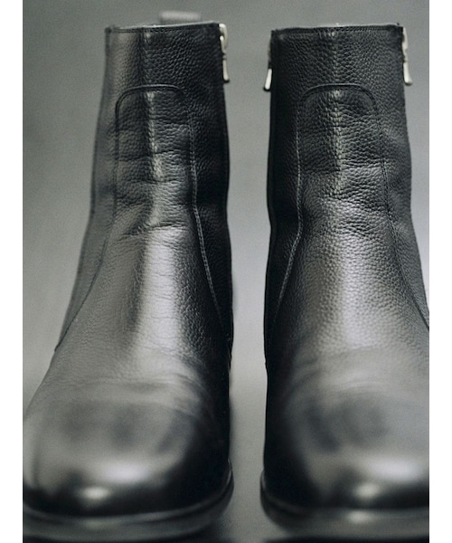 Llife（ライフ）の「Llife SLIGHT SQUARE ZIP BOOTS（ブーツ）」 - WEAR