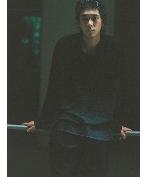 LIDNM（リドム）の「WOOL KNIT PO SHIRT（シャツ/ブラウス）」 - WEAR