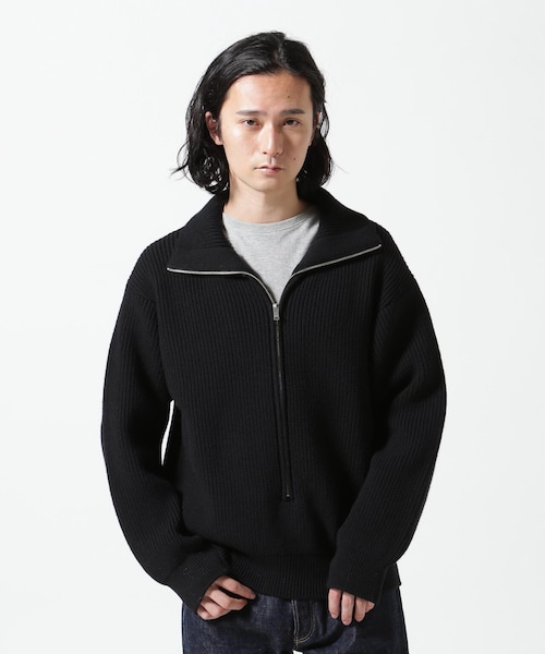 GARDEN（ガーデン）の「YOKE/ヨーク/ 3/4 FRONT ZIP HIGHNECK RIB