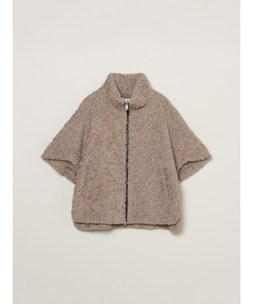 three dots（スリードッツ）の「プードルボア ポンチョベスト（）」 - WEAR