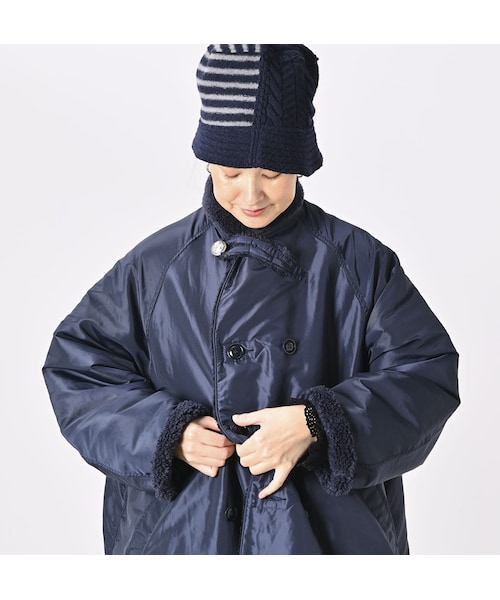 45R（フォーティファイブアール）の「厚ナイロン×ボアの908ショール