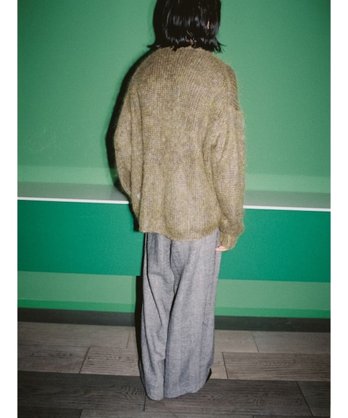 LIDNM（リドム）の「KID MOHAIR MIX KNIT（ニット/セーター）」 - WEAR