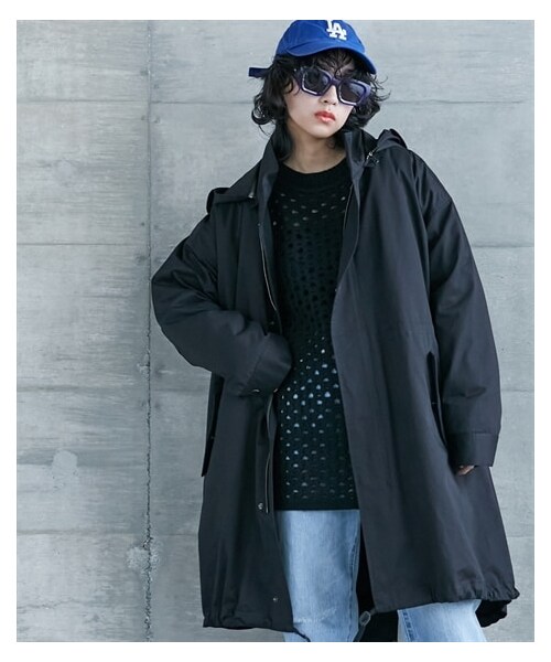 nissen（ニッセン）の「大きいサイズファーブルゾンライナー付モッズ