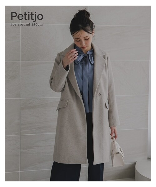 AURALEE 24AW ウールメルトンロングコート サイズ0（小柄な方向け