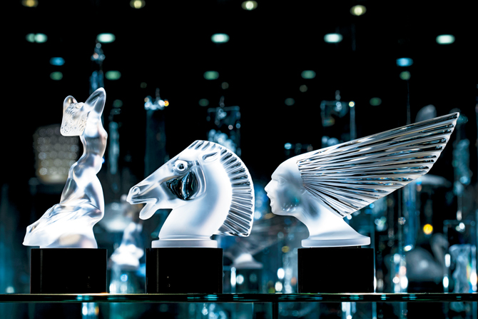 知る人ぞ知る、ラリックの「カー・マスコット」がオブジェとして新たに誕生