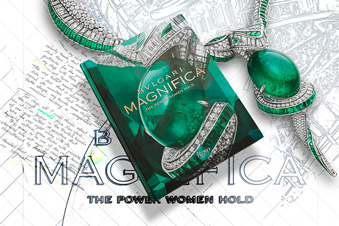 ブルガリのハイジュエリー「マニフィカ」が美しい本に！ パワーを