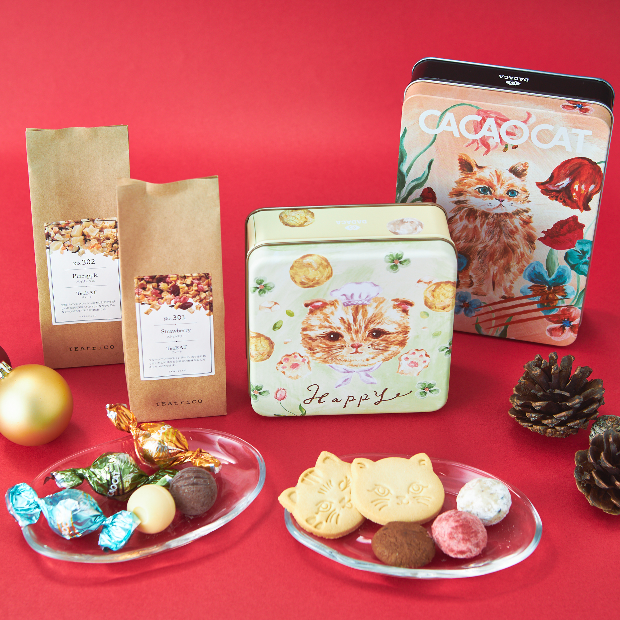 選べるCACAOCAT&食べられるフルーツティーセット | DADACA（ダダカ