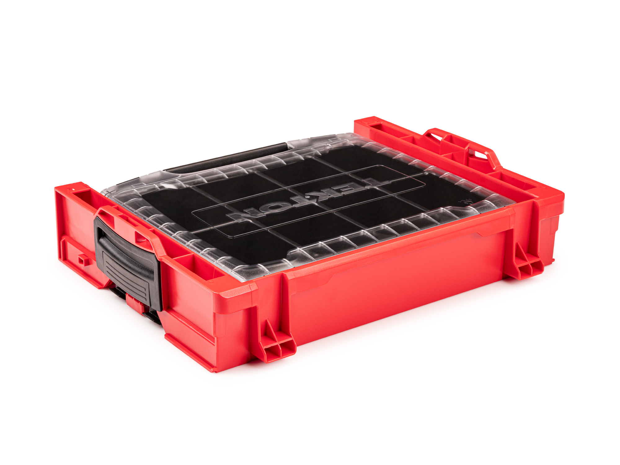 Lidded Drawer with 8-Cavity Parts Tray in Stacking Rack | TEKTON