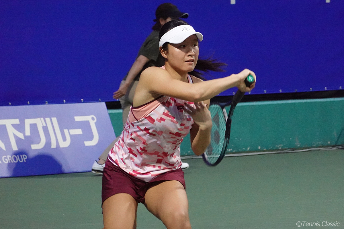 齋藤咲良、世界62位を下してツアー本戦初出場で白星「サーブの出来は