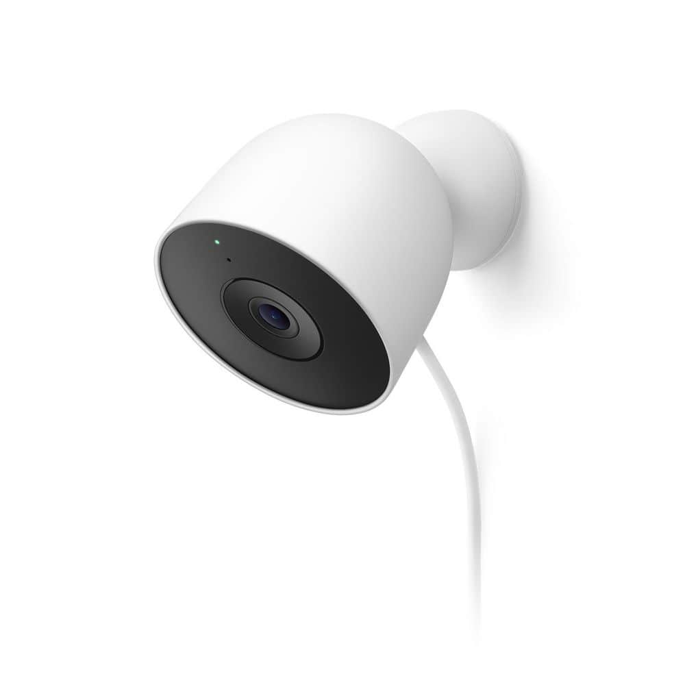 Google Nest Outdoor Security Camera (Wired, 2nd gen) - Snow