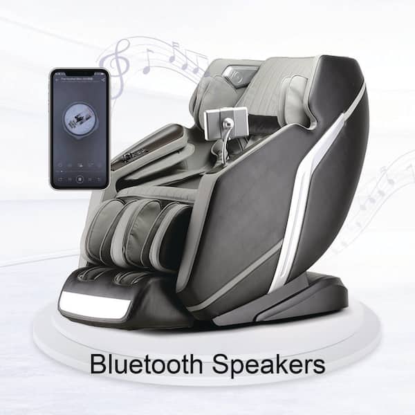 Lifesmart 4D Deluxe Gray and Black Zero Gravity and Space Saving