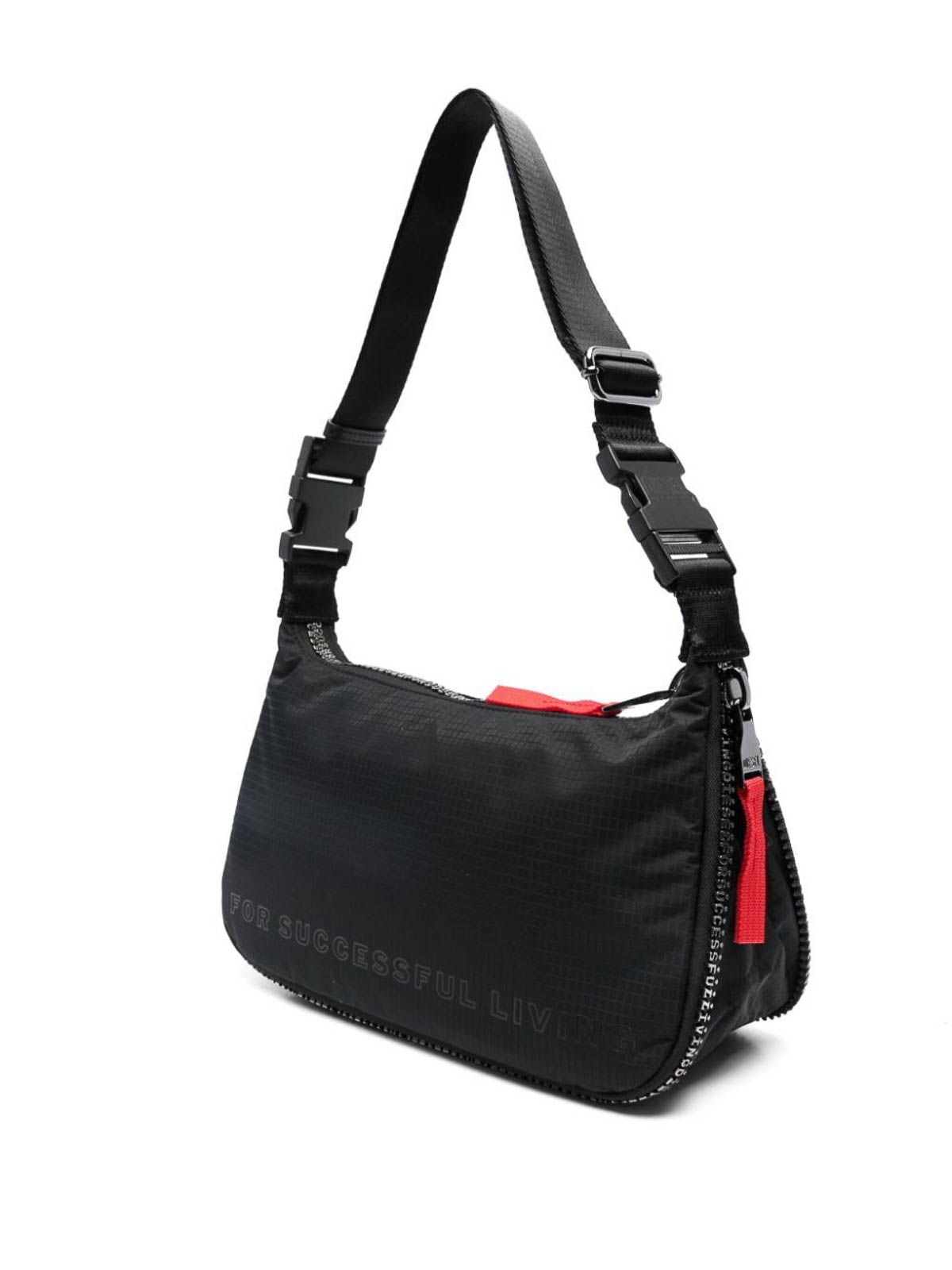 Diesel Zip-D Shoulder Bag X Crossbody - Black|X10315P6872T8013