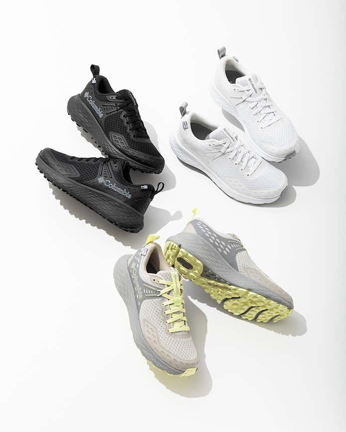 雨の日も雲上の履き心地！コロンビアからマルチに使える高機能シューズ