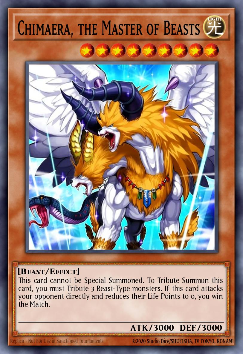 Chimaera, the Master of Beasts - Yu-Gi-Oh! Card Database - YGOPRODeck