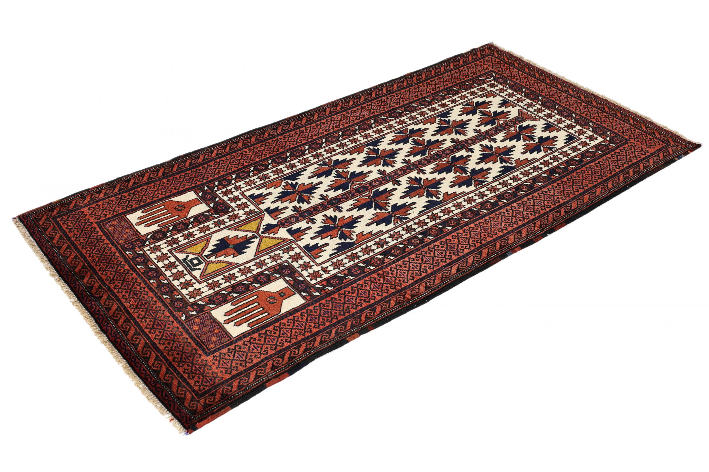 Baluch 210x107 No140707 | UniqRugs: Oriental Rugs in