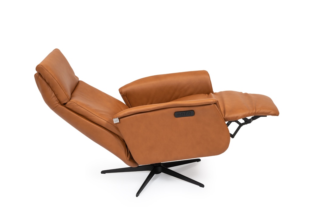 Reflections Furniture Living Room Leather Recliner by Hjort