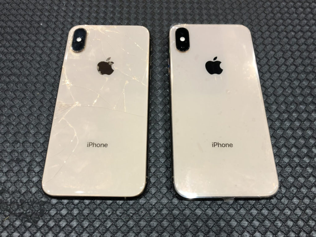 iPhone XS 背面ガラス割れ修理（つくば市内より来店） - iPhone修理は