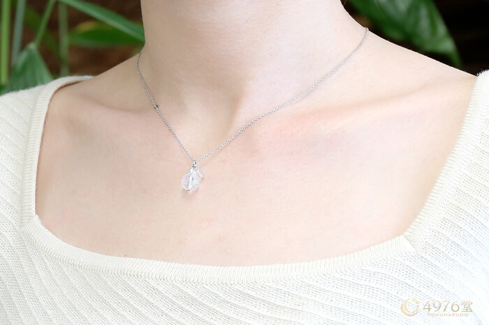 クラック水晶・水晶カット ネックレス ｜ 天然石通販の4976堂