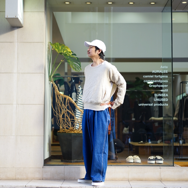 SUNSEA (サンシー) 30th Collectionの新作、Shrinkage Sweat Shirtのご