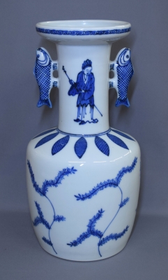 三浦竹泉 染付 高砂花入 | 茶道具 小西康のぶろぐ