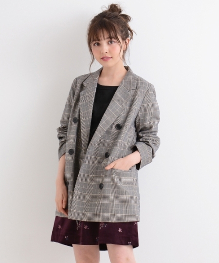 WEB限定価格】チェックジャケット/MAJESTIC LEGON(マジェスティック