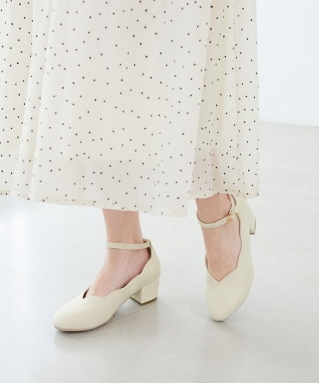 ふかふかスカラップパンプス/MAJESTIC LEGON(マジェスティックレゴン