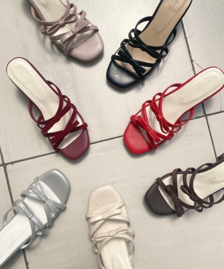 ◇ダブルリボンサンダル/MAJESTIC LEGON(マジェスティックレゴン