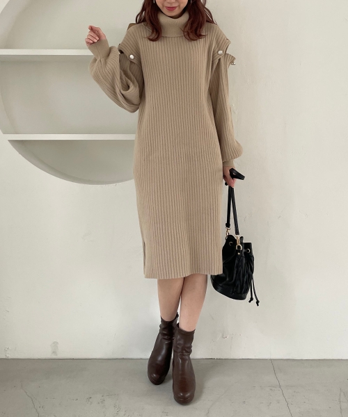 ふわふわモテニットワンピース/MAJESTIC LEGON(マジェスティックレゴン