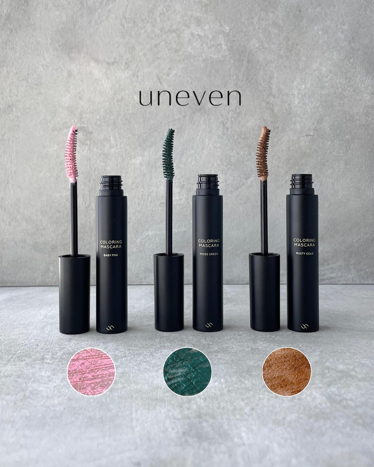 プチプラ】大人気『アニヴェン(uneven)』のカラーマスカラ3色を比較し