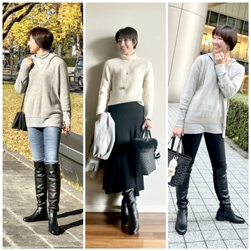 ZARA】初めてのニーハイブーツ☆3styles｜Web eclat（ウェブエクラ）
