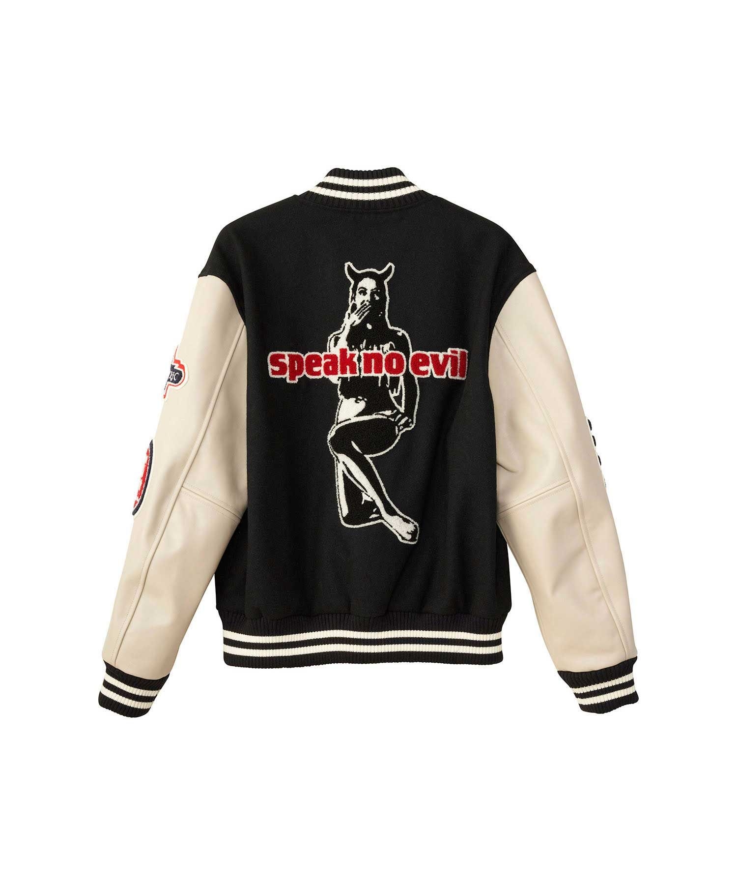 SPEAK NO EVILワッペン スタジャン|HYSTERIC GLAMOUR MEN | HYSTERIC