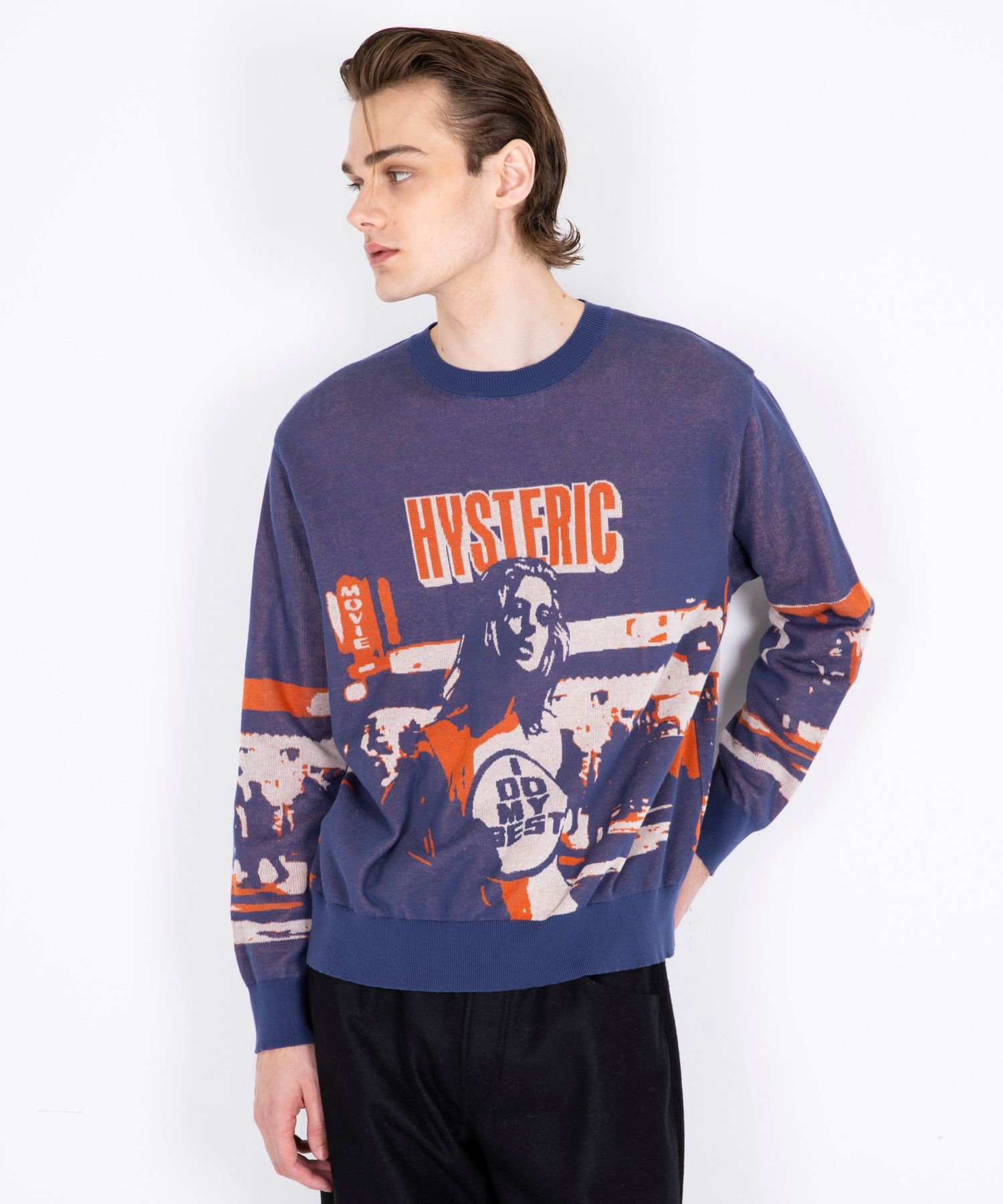 EAST VILLAGE 75ジャカード セーター|HYSTERIC GLAMOUR MEN | HYSTERIC