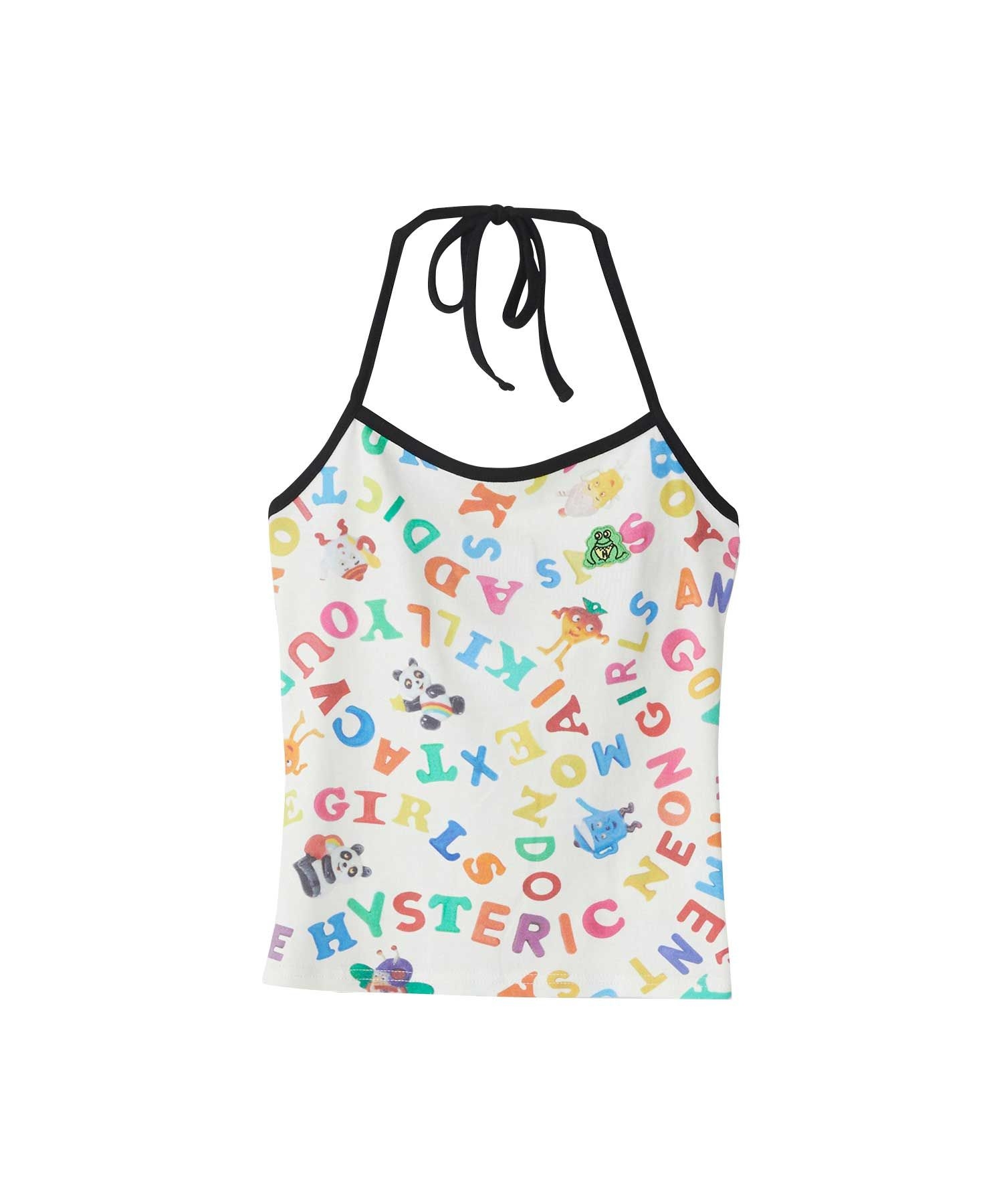 SNS ADDICTION柄 ホルターネック ヒステリックグラマー SNS ADDICTION