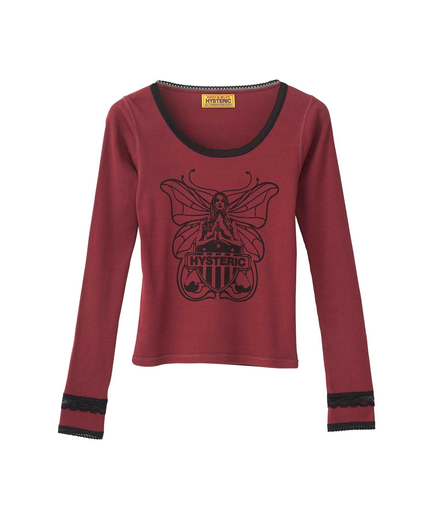 LEVITATED GIRL チビTシャツ|HYSTERIC GLAMOUR WOMEN | HYSTERIC