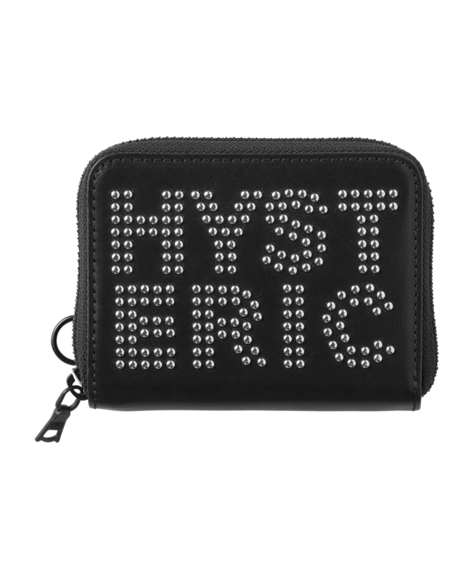 ロゴスタッズ ラウンドジップミニウォレット|HYSTERIC GLAMOUR WOMEN