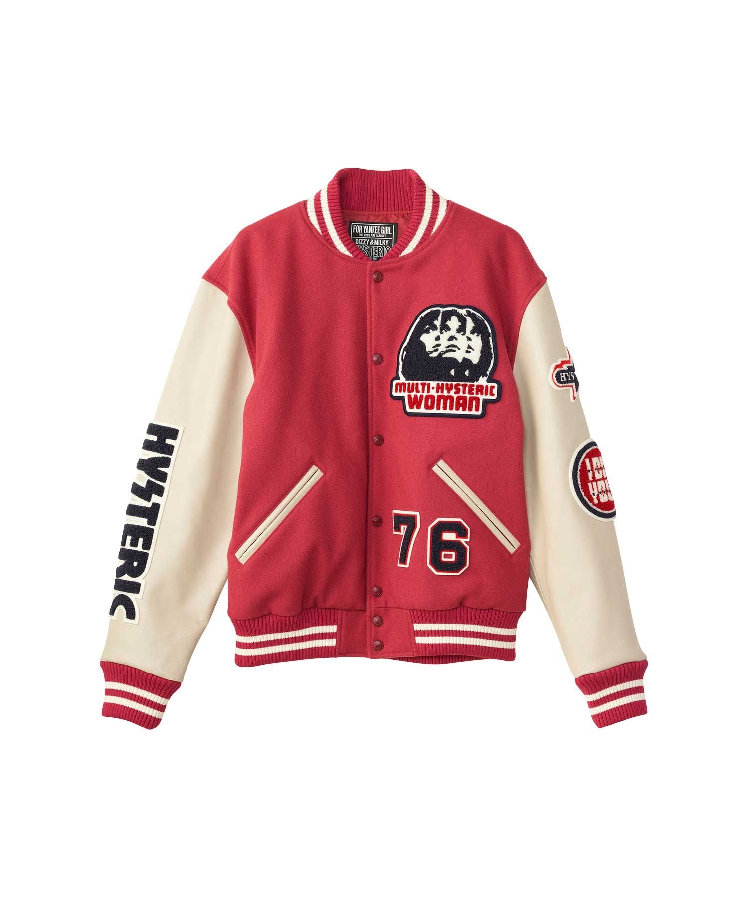 SPEAK NO EVILワッペン スタジャン|HYSTERIC GLAMOUR MEN | HYSTERIC