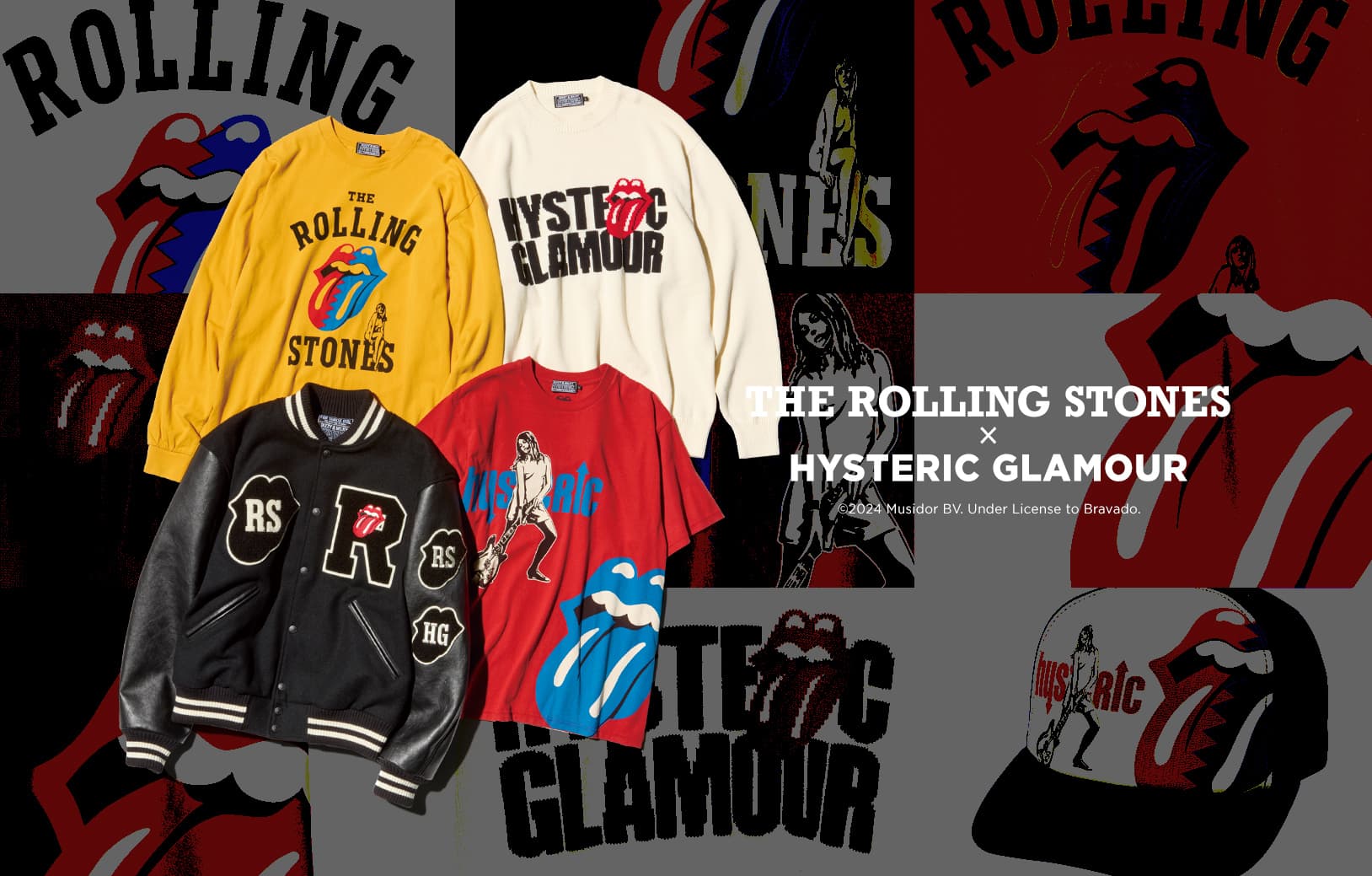 THE ROLLING STONES x HYSTERIC GLAMOUR | HYSTERIC GLAMOUR ONLINE