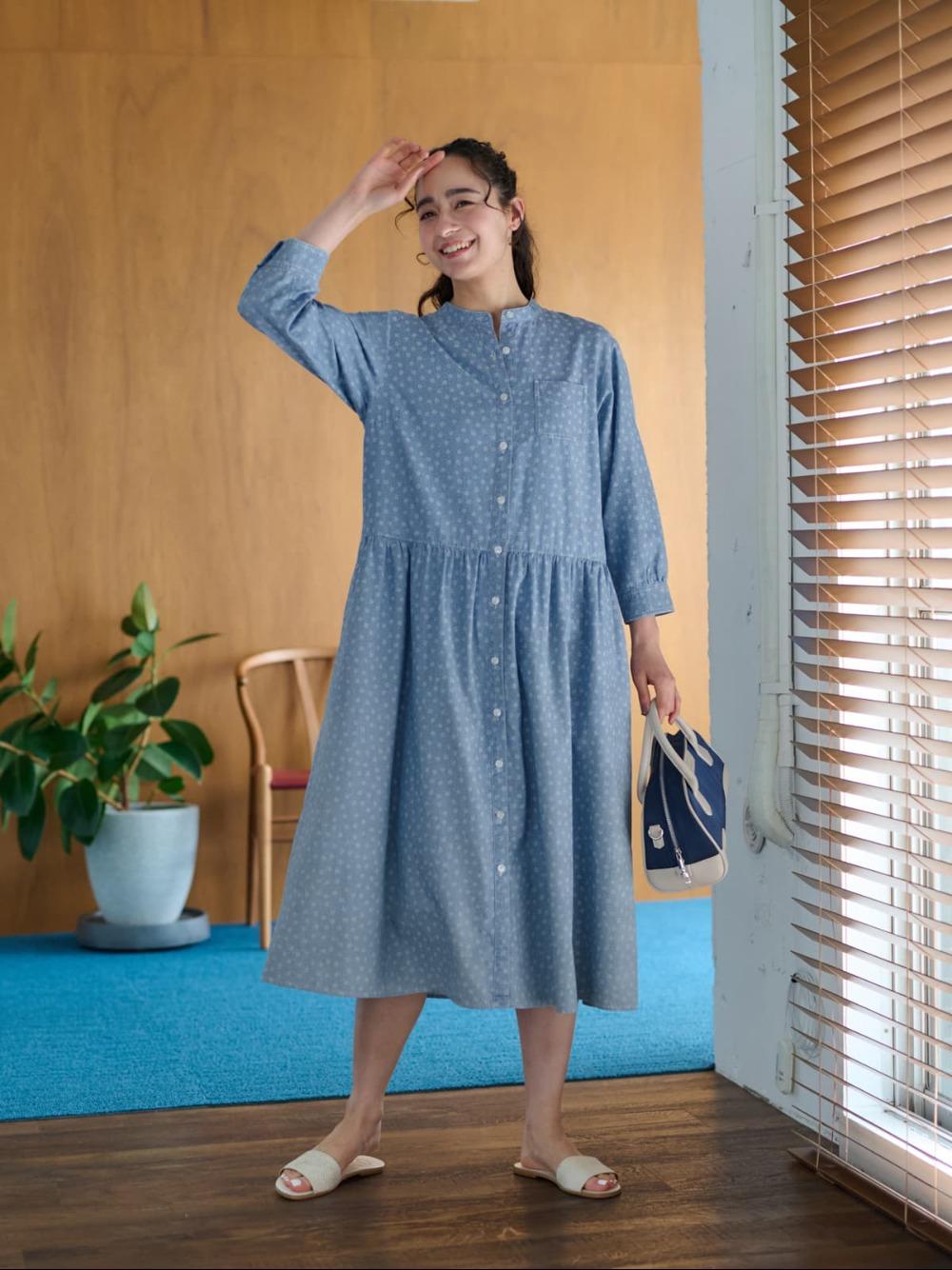 インディゴ フラワーワンピース | ゲストモデル | キャラ・オ・クルス