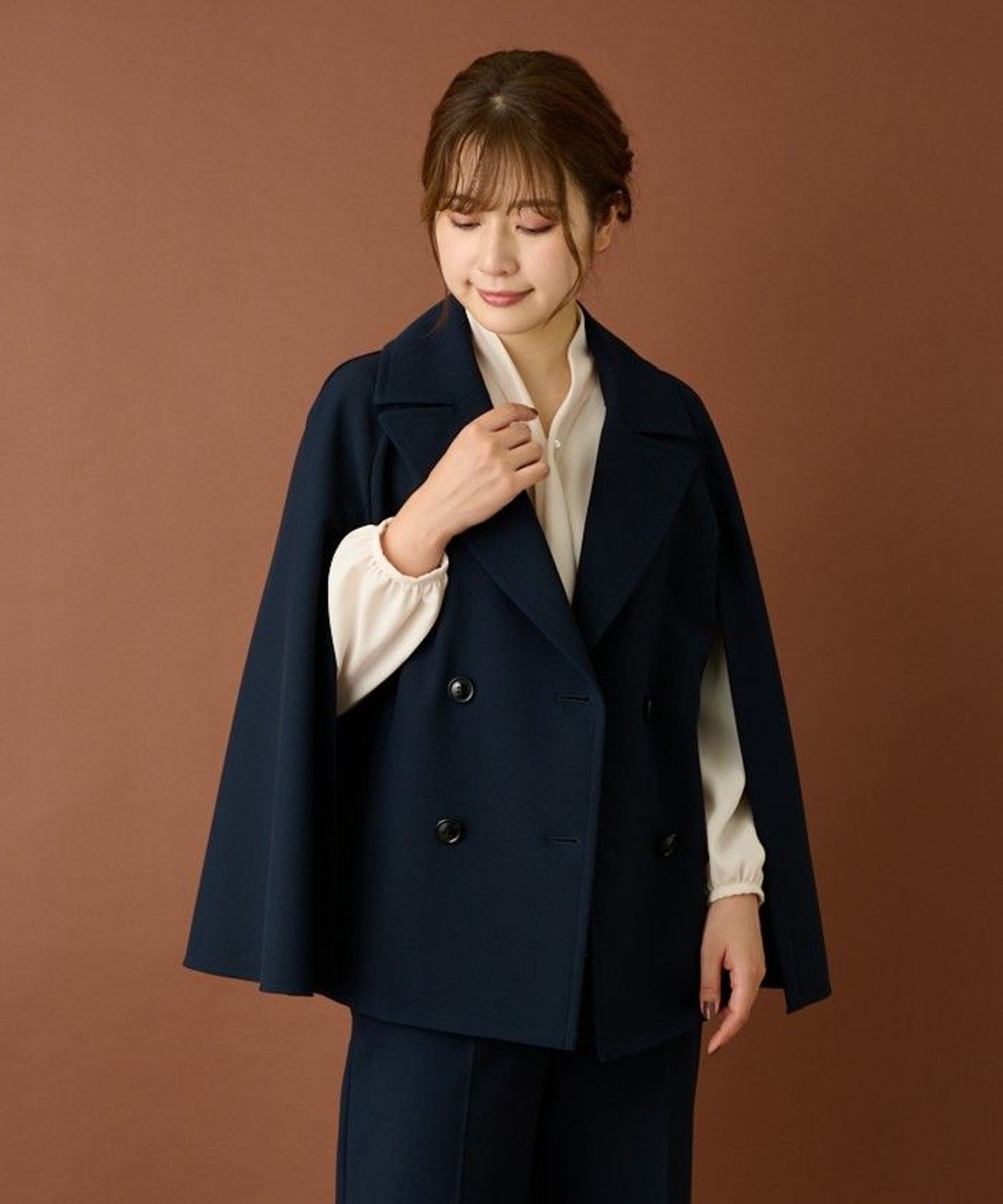 ケープ風ダブルジャケット|レリアン | レリアン公式オンラインストア