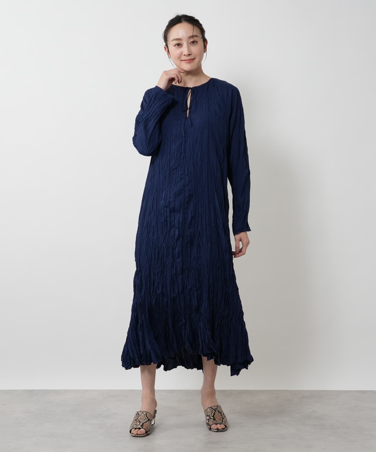 シワ加工2WAYワンピース【torrazzo donna】|ネミカ | レリアン公式
