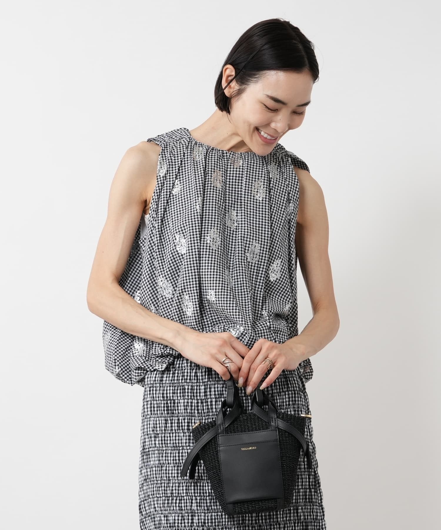 レザーポケットミニトートバッグ【VIOLAd'ORO】|ネミカ | レリアン公式